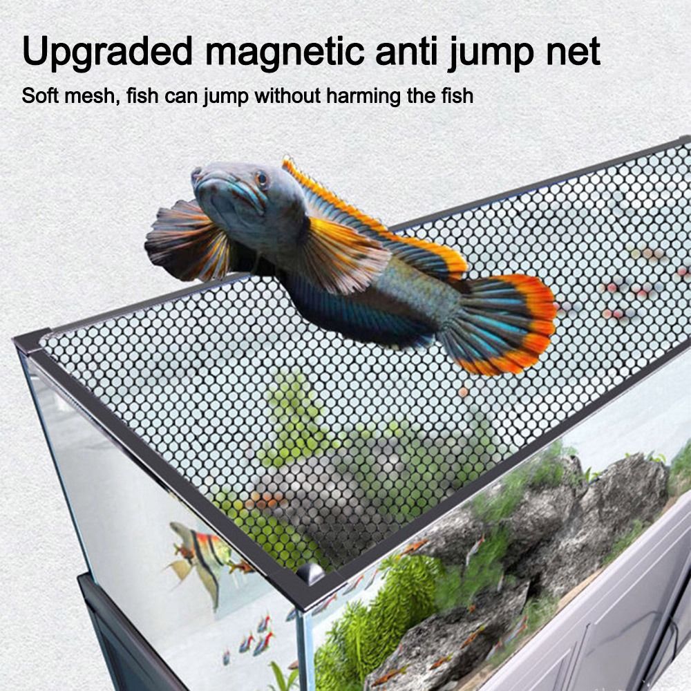 Aquarium Fish Jumping - Coperchio Magnetico Robusto per Acquario, Facile