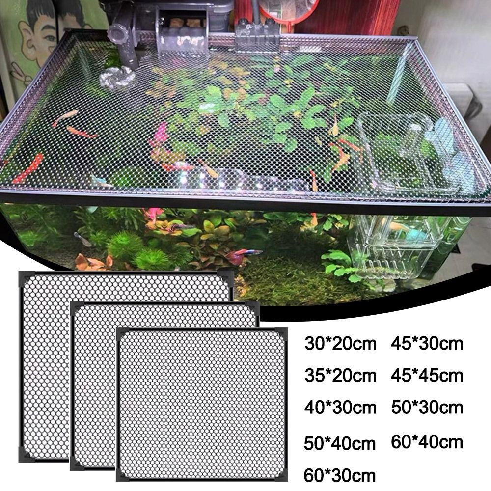 Aquarium Fish Jumping - Durevole coperchio magnetico per acquario, facile