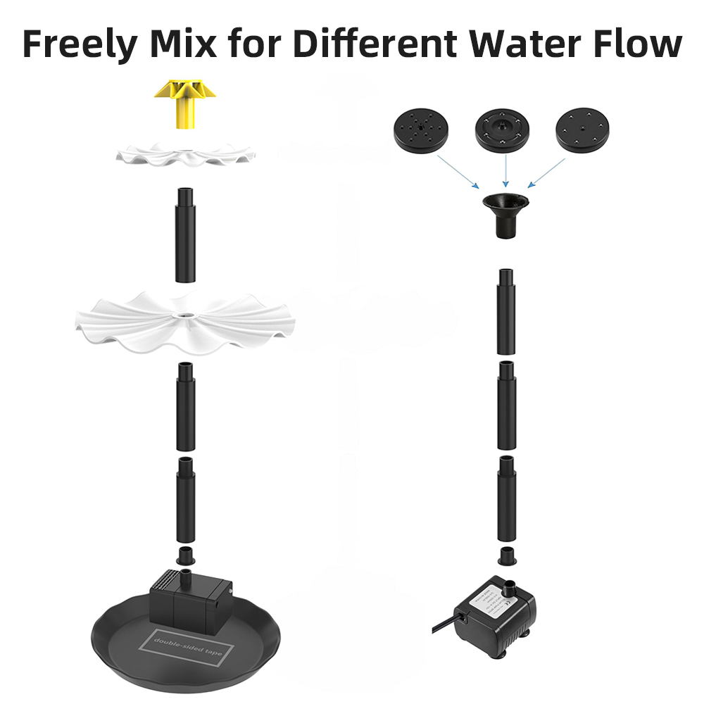 Pompa per fontana solare per v - Aquarium Fishing recensione e prezzo
