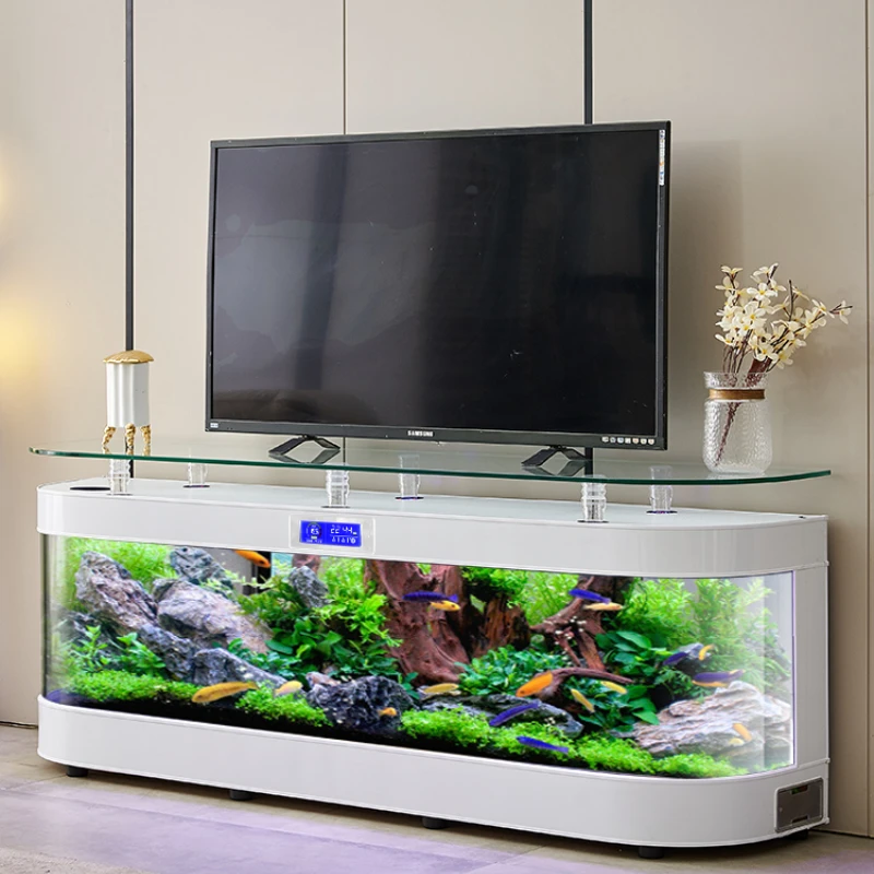 Mobile TV con Acquario in Vetr - Aquarium Fish Delivery recensione e prezzo
