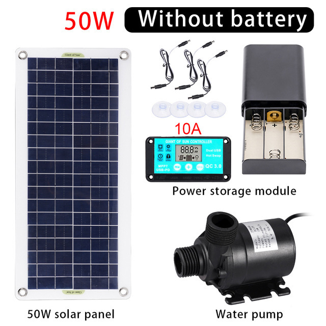 Set Pompa Solare 50W, Motore D - Aquarium Fishing recensione e prezzo