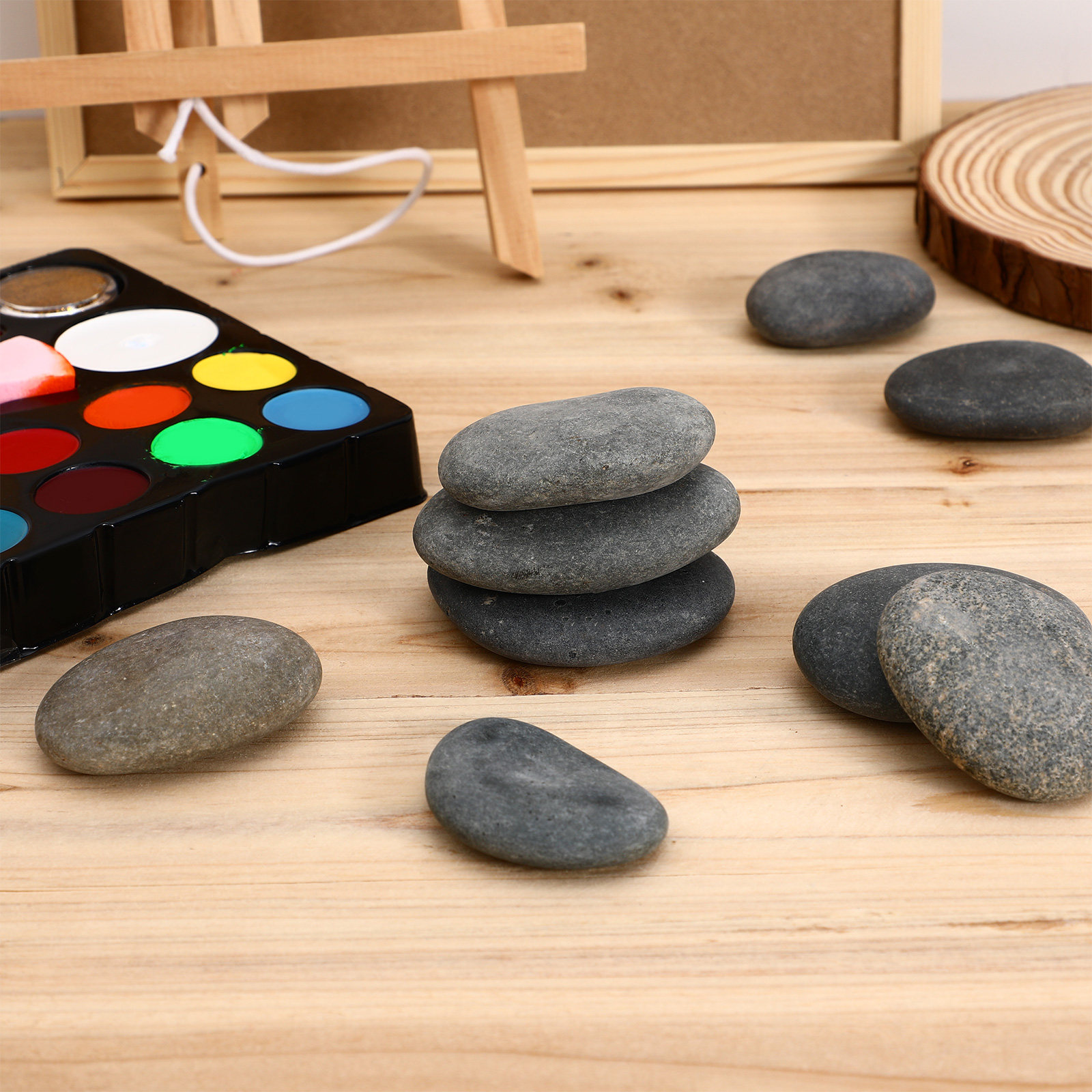 9 pietre piatte dipinte per fa - Aquarium Decoration Rock recensione e prezzo
