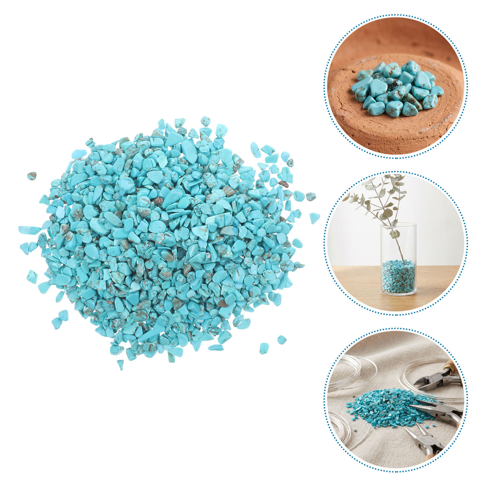 2 Sacchetti di Ghiaia Turchese - Aquarium Decoration Rock recensione e prezzo