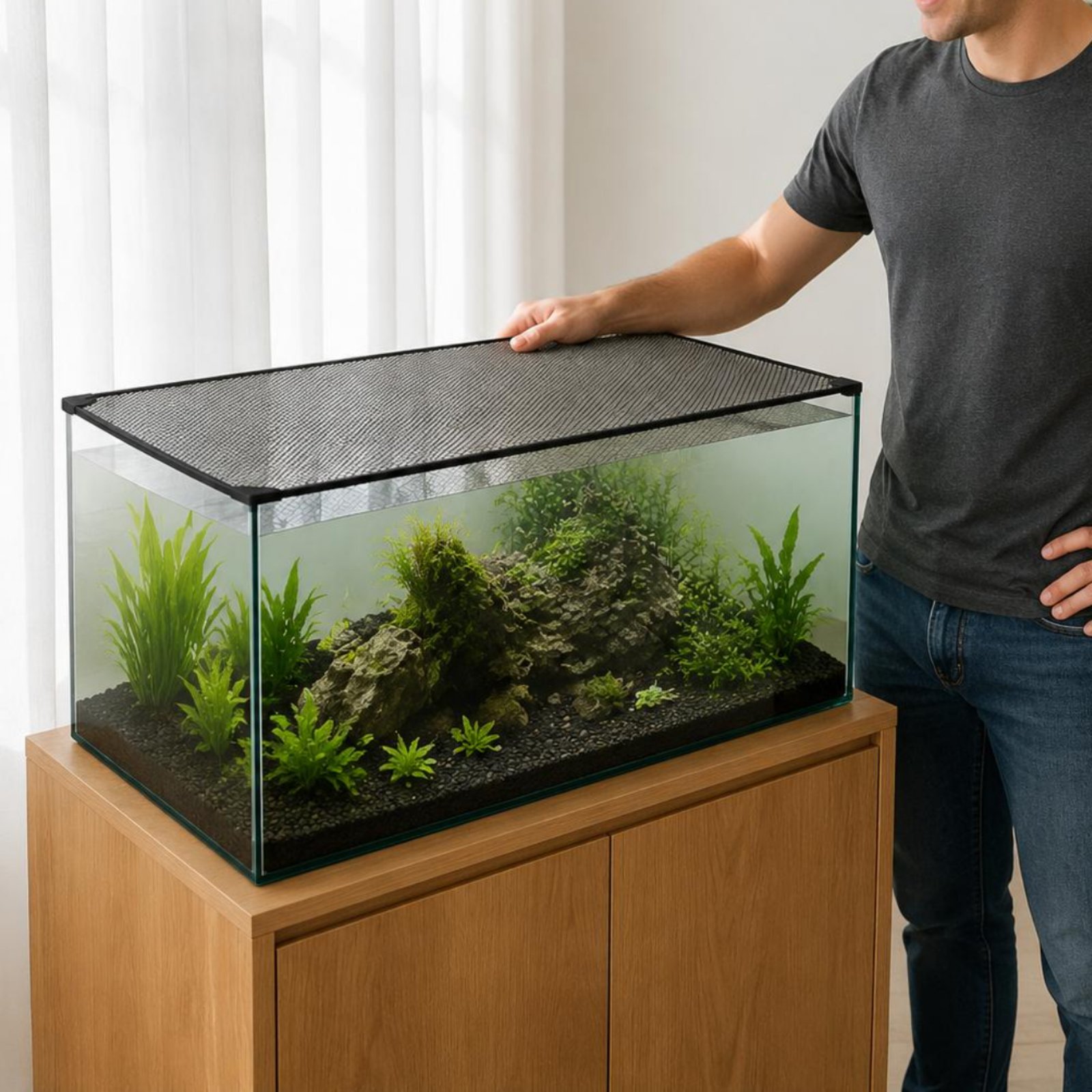 Copertura a Rete per Acquario, - Aquarium Fish Jumping recensione e prezzo